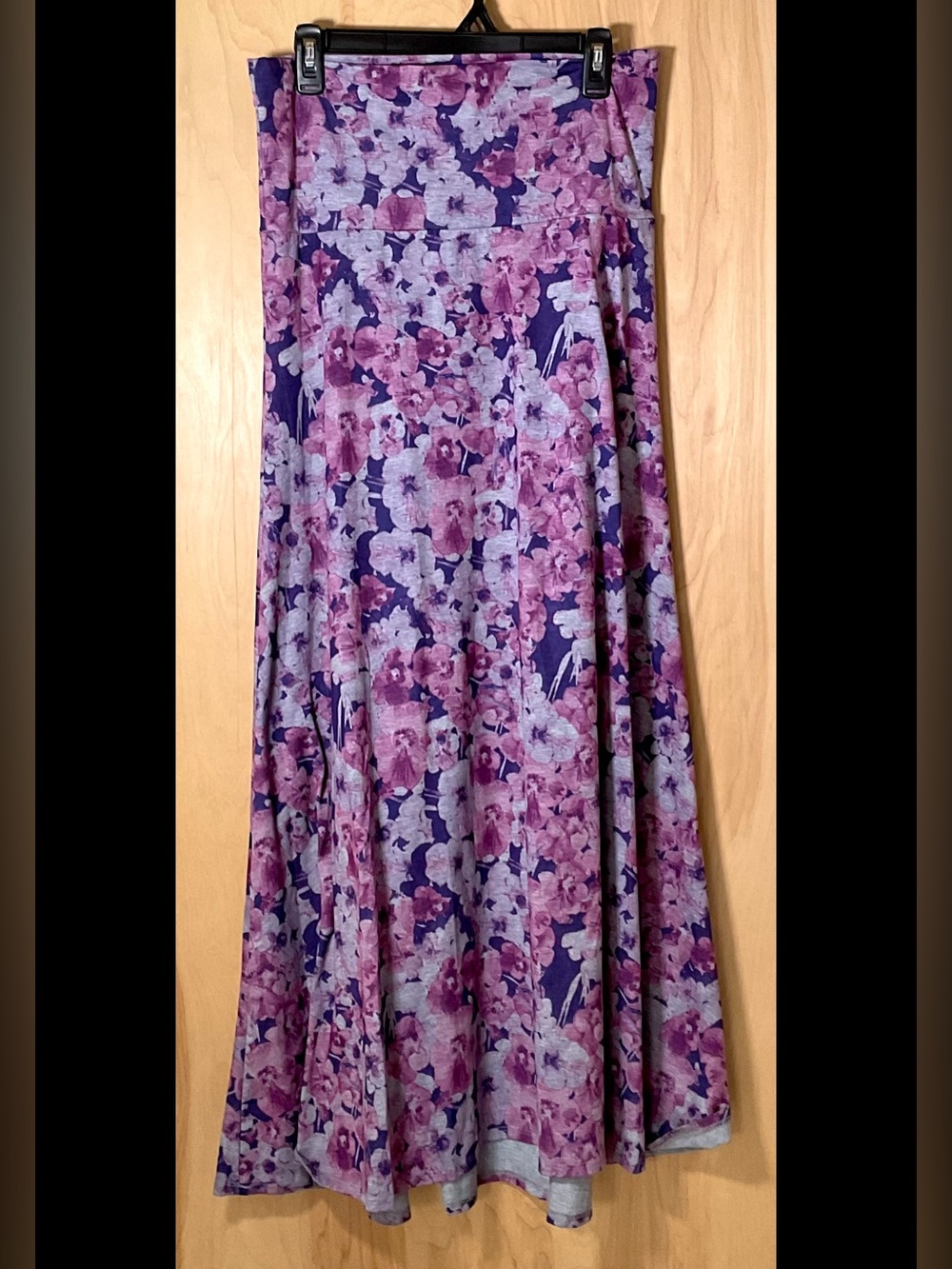Lularoe Muted Floral Pattern Maxi Skirt - EUC